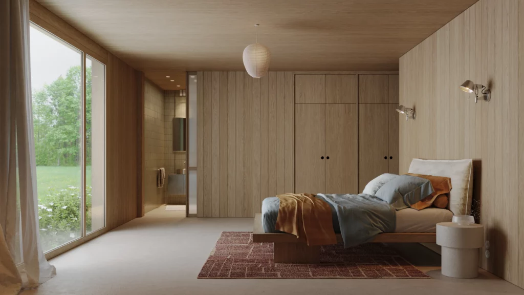 interiérový design ložnice