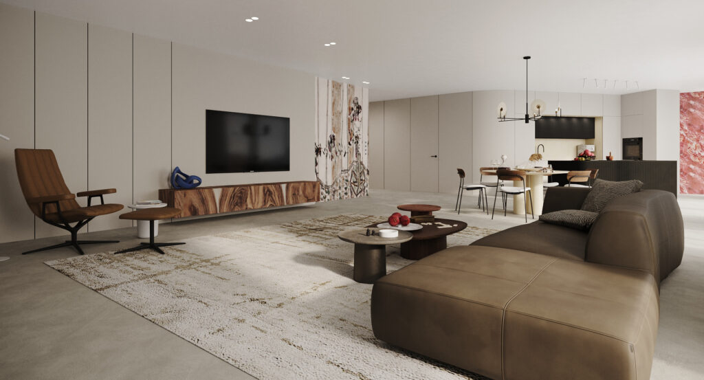 Designový návrh pro Penthouse Praha